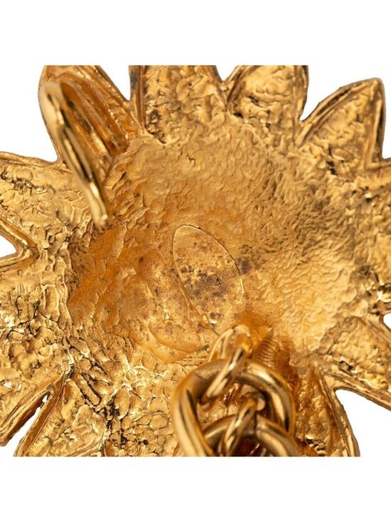 Chanel CC Logo Lion Motif Chain Belt Gold Plated main image 7